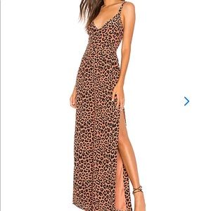 Lovers and Friends Keon Jumpsuit in Leopard Animal Print. Size XS
